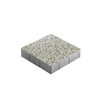 Тротуарная плитка Steingot Квадрат Granit Premium Terra Antica 200х200 мм толщина 60 мм