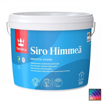 Краска Tikkurila Siro Himmea для потолков 9 л Краска Tikkurila Siro Himmea для потолков 9 л