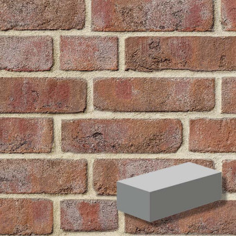 Кирпич клинкерный ROBEN WASSERSTRICH bunt-grau NF 240x115x71