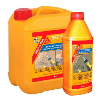 Добавка Sika 1 Plus гидрофобизирующая 0,9 л Добавка Sika 1 Plus гидрофобизирующая 0,9 л