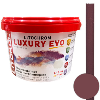 Затирка Litokol Litochrom Luxury EVO LLE.335 гранатовая 2 кг