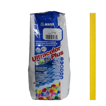 Затирка Mapei Ultracolor Plus №150 желтая 2 кг