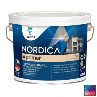 Грунтовка Teknos Nordica Primer для дерева РМ1 2,7 л Грунтовка Teknos Nordica Primer для дерева РМ1 2,7 л