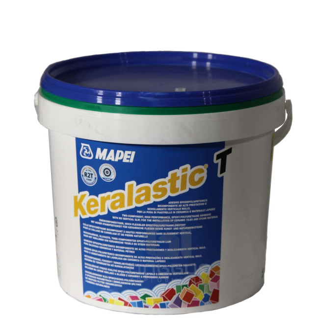 Белый полиуретановый клей для плитки Mapei Keralastic T 10 кг Мапей Кераластик Т купить цена