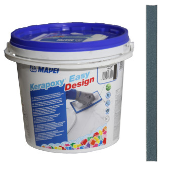 Затирка Mapei Kerapoxy Easy Design №169 голубая сталь 3 кг