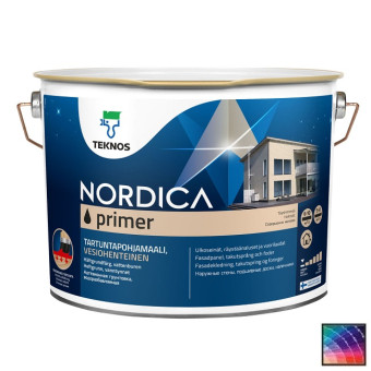 Грунтовка Teknos Nordica Primer для дерева РМ1 9 л Грунтовка Teknos Nordica Primer для дерева РМ1 9 л