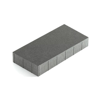 Тротуарная плитка Steingot Прямоугольник Стандарт 600х300 мм Тёмно-серый толщина 100 мм