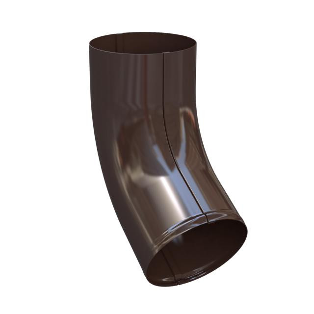 Отвод трубы GLC Steel-R 90 мм 60 градусов шоколадно-коричневый RAL 8017