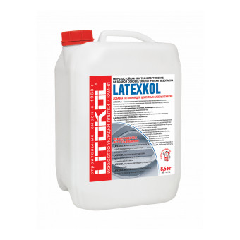 Латексная добавка Litokol Latexkol-m для цементных плиточных клеев 8.5 кг