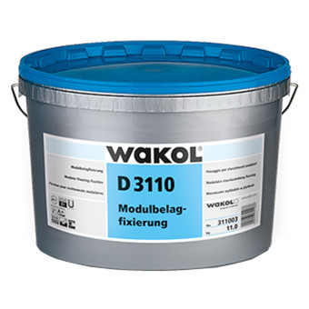 Клей WAKOL D 3110 фиксатор для текстильных и ПВХ-покрытий 11 кг