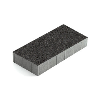 Тротуарная плитка Steingot Прямоугольник Стандарт 600х300 мм Чёрный толщина 100 мм