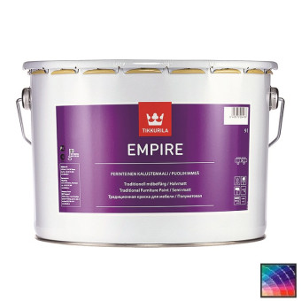 Краска Tikkurila Empire для мебели база С 9 л Краска Tikkurila Empire для мебели база С 9 л