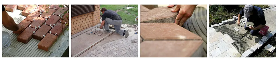 Укладка брусчатки