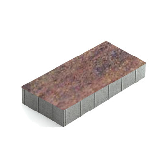 Тротуарная плитка Steingot Плита 600х300 мм Color Mix Терракота толщина 100 мм