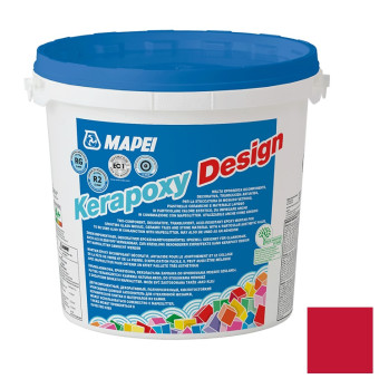 Затирка Mapei Kerapoxy Design №165 красная вишня 3 кг Затирка Mapei Kerapoxy Design №165 красная вишня 3 кг