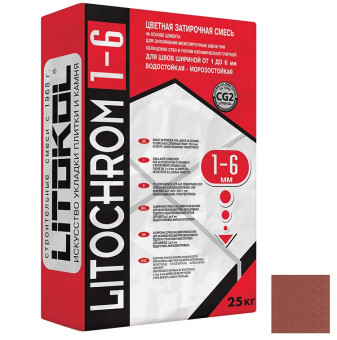 Затирка Litokol Litochrom 1-6 C.510 охра 25 кг Затирка Litokol Litochrom 1-6 C.510 охра 25 кг