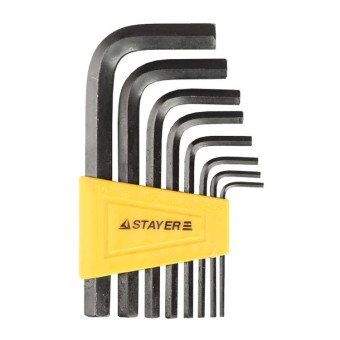 Набор ключей имбусовых Stayer 2-10 мм, 8 шт, арт. 27405-H8