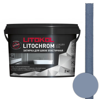 Затирка Litokol Litochrom Luxury EVO LLE.360 сизая 2 кг