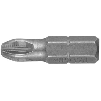 Биты кованые Зубр Мастер C 1/4" PZ3 25 мм 2 шт арт.26003-3-25-2