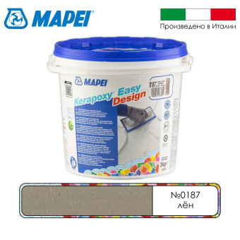 Затирка Mapei Kerapoxy Easy Design №0187 лён 3 кг