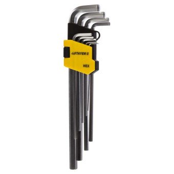 Набор ключей длинных имбусовых Stayer Master 1.5-10 мм, 9 шт, арт. 2741-H9