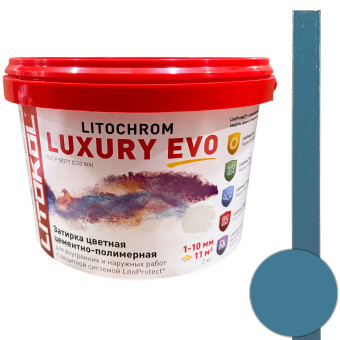 Затирка Litokol Litochrom Luxury EVO LLE.365 лазурно-серая 2 кг