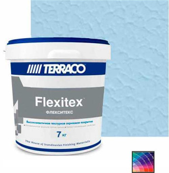 Декоративная штукатурка TERRACO Flexitex "шагрень" 8 л Декоративная штукатурка TERRACO Flexitex "шагрень" 8 л
