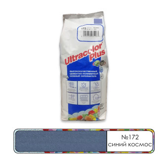 Затирка Mapei Ultracolor Plus №172 синий космос 2 кг