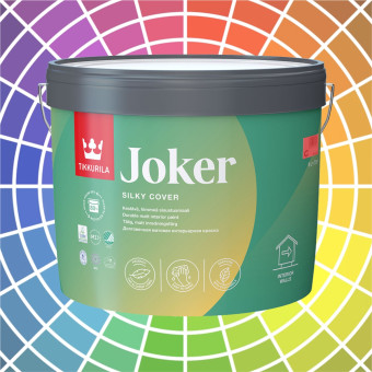 Краска Tikkurila Joker для стен и потолков база С 9 л