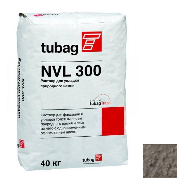 Раствор Quick-mix NVL 300 для укладки природного камня антрацит 40 кг