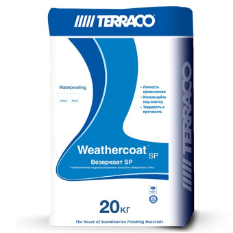 Гидроизоляция Terraco Weathercoat SP белая 20 кг Гидроизоляция Terraco Weathercoat SP белая 20 кг