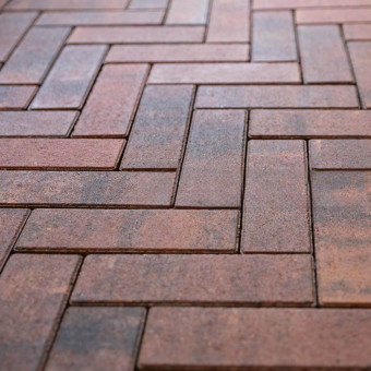 Тротуарная плитка бетонная Steingot Паркет Color Mix Клинкер толщина 60 мм