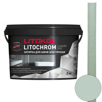 Затирка Litokol Litochrom Luxury EVO LLE.380 светло-зелёная 2 кг