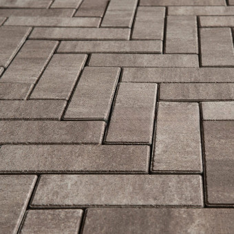 Тротуарная плитка бетонная Steingot Паркет Color Mix Клифф 240х80х60 мм