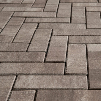 Тротуарная плитка бетонная Steingot Паркет Color Mix Клифф толщина 60 мм