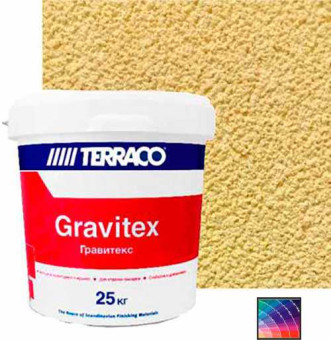 Декоративная штукатурка TERRACO Gravitex Sahara "шуба" (1,0 мм) 25 кг Декоративная штукатурка TERRACO Gravitex Sahara "шуба" (1,0 мм) 25 кг