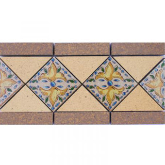 Вставка-подступенник Gresan Natural Gr4. Alcorisa (12х25) Вставка-подступенник Gresan Natural Gr4. Alcorisa (12х25)