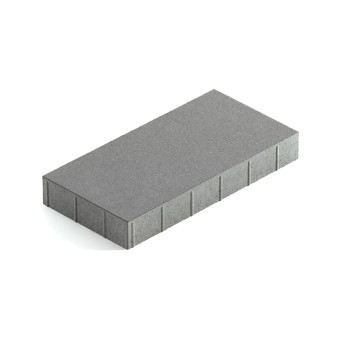 Тротуарная плитка Steingot Прямоугольник Стандарт 600х300 мм Серый толщина 60 мм