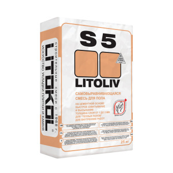 Смесь Litokol LitoLiv S5 самовыравнивающая 25 кг