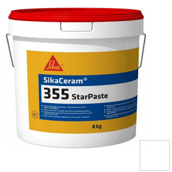 Клей Sika SikaCeram-355 StarPaste для плитки белый 8 кг Клей Sika SikaCeram-355 StarPaste для плитки белый 8 кг