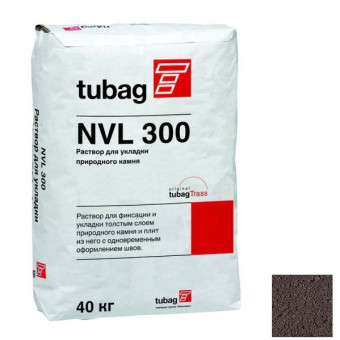 Раствор Tubag NVL 300 для укладки природного камня темно-коричневый 40 кг
