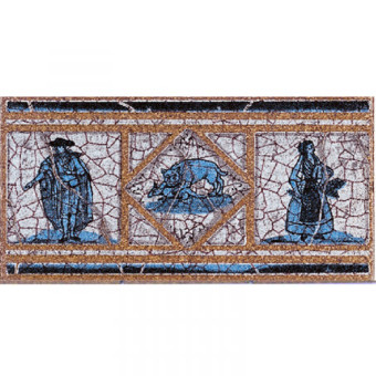 Вставка-подступенник Gresan Natural gr4. Cadaques Azul (12х25) Вставка-подступенник Gresan Natural gr4. Cadaques Azul (12х25)