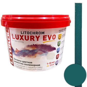 Затирка Litokol Litochrom Luxury EVO LLE.390 малахит 2 кг