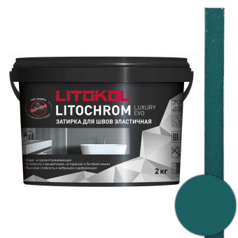 Затирка Litokol Litochrom Luxury EVO LLE.390 малахит 2 кг