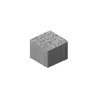 Тротуарная плитка Steingot Квадрат Granit Premium Fumo Bello 100х100 мм толщина 80 мм