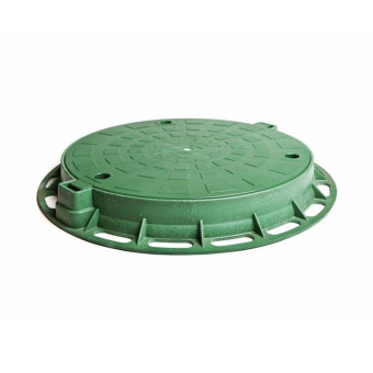 Люк канализационный Аквасток пластиковый зеленый 800х120 мм