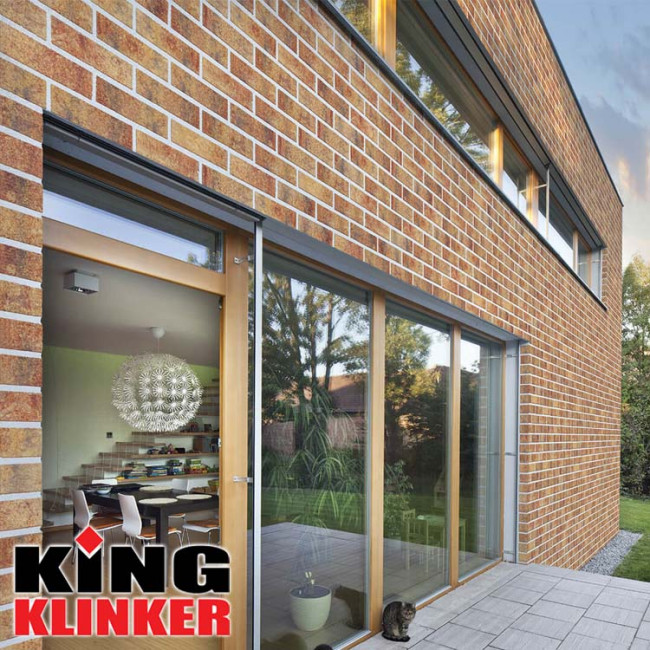 Клинкерная плитка King Klinker Old Castle, NF10, Rainbow brick HF15