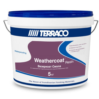 Гидроизоляция двухкомпонентная Terraco Weathercoat смола 5 кг Гидроизоляция двухкомпонентная Terraco Weathercoat смола 5 кг