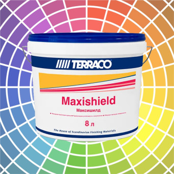 Краска Terraco Maxishield Clear фасадная 8 л