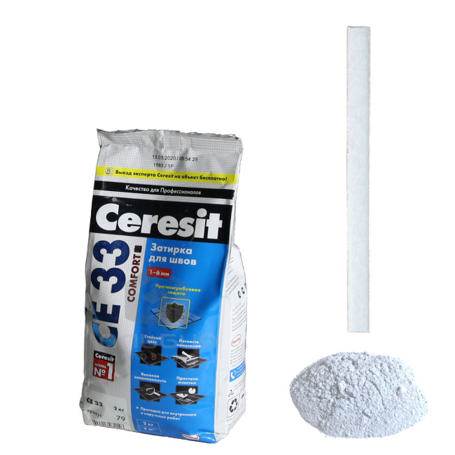 Затирка Ceresit CE 33 Comfort №79 крокус 2 кг Церезит 33 крокус 79